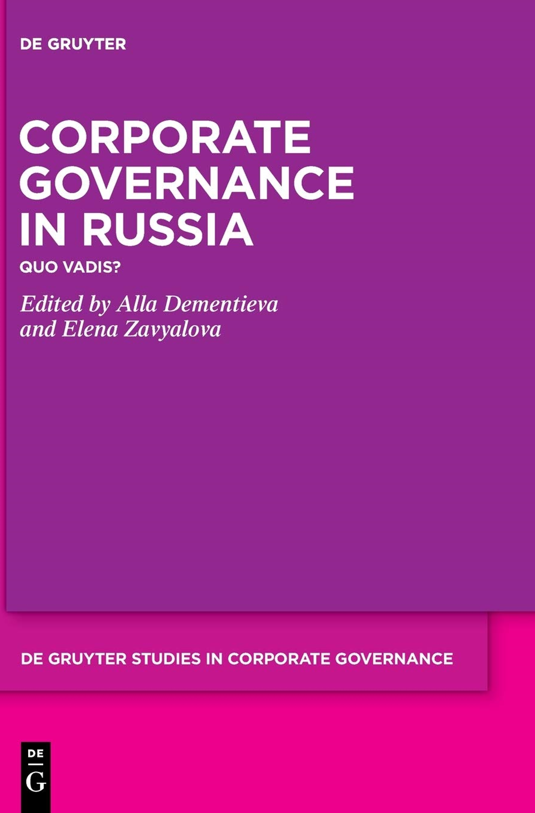 corporate governance russia, christian schopper, schopper, state of corporate governance in russia